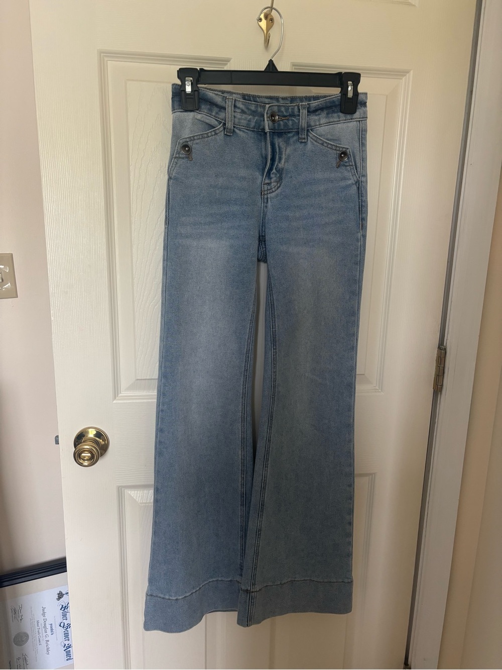 Dollhouse Light Blue Wide-Leg Women's Jeans